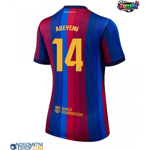 Ženski Nogometni dresi Barcelona Karim Adeyemi #14 Domači 2026-27 Kratek Rokav